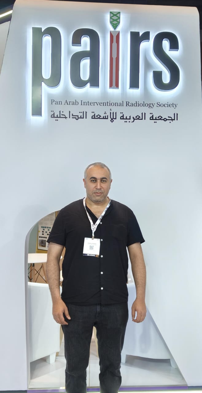 Dr. Abdalla Omira at the Pan Arab Interventional Radiology Society meeting
